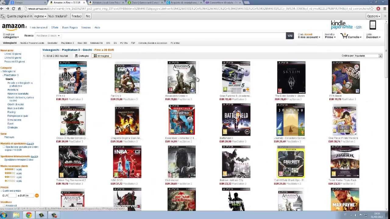 Guida Acquisti On-line ( Amazon e altri )