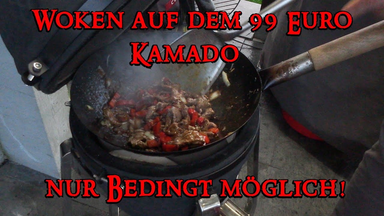 📷 99 EURO KAMADO | Teil 3 | Wok - Test / nur Bedingt möglich! | Grill & Chill / BBQ & Lifestyle