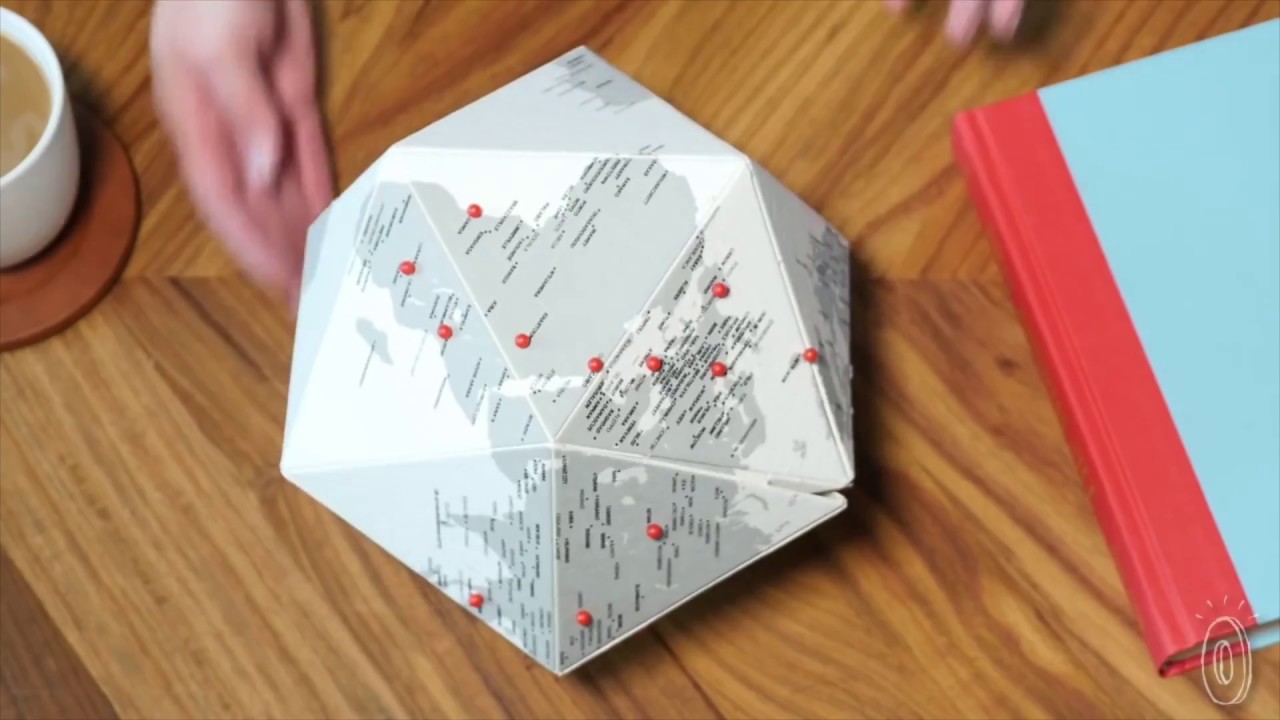 CadeauXperts & HERE wereldbol 3D
