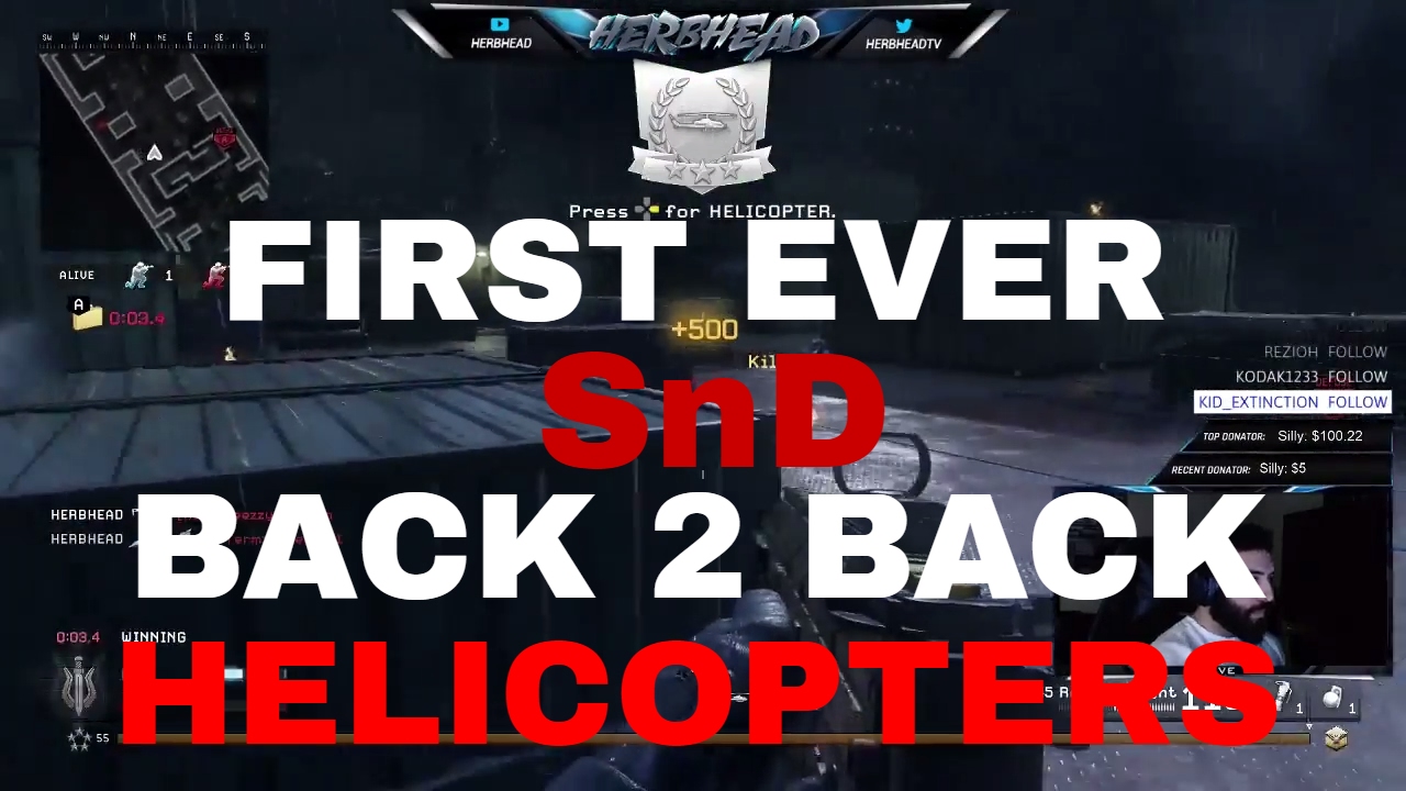 2 HELICOPTERS IN A SINGLE GAME OF SEARCH AND DESTROY!