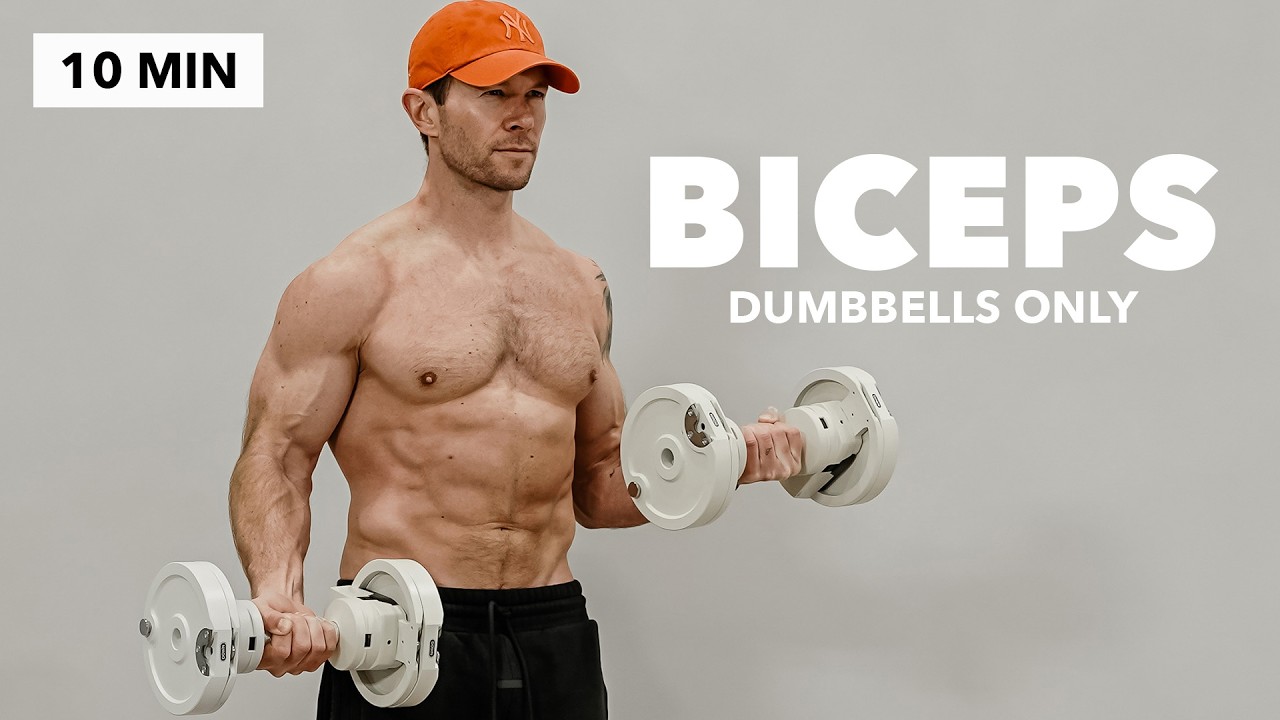 Just 10 Minutes for Bigger Biceps (Dumbbells Only)