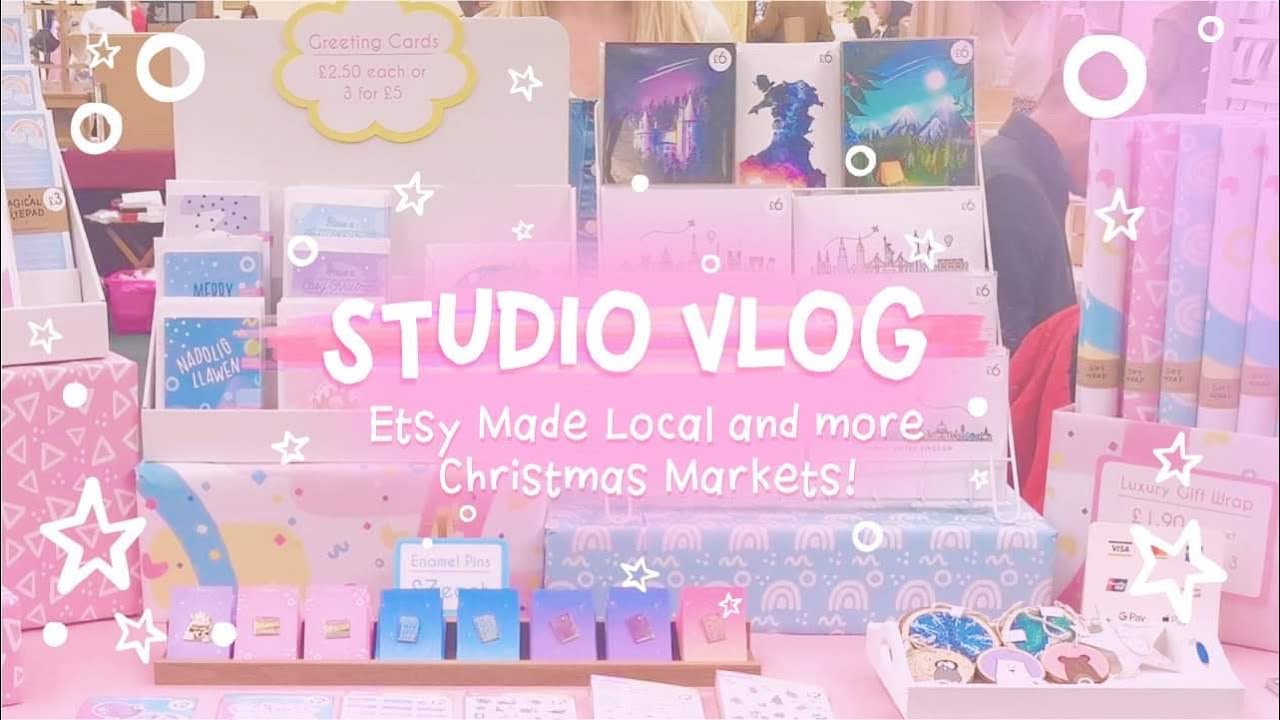 STUDIO VLOG | Etsy Made Local and Christmas Markets!