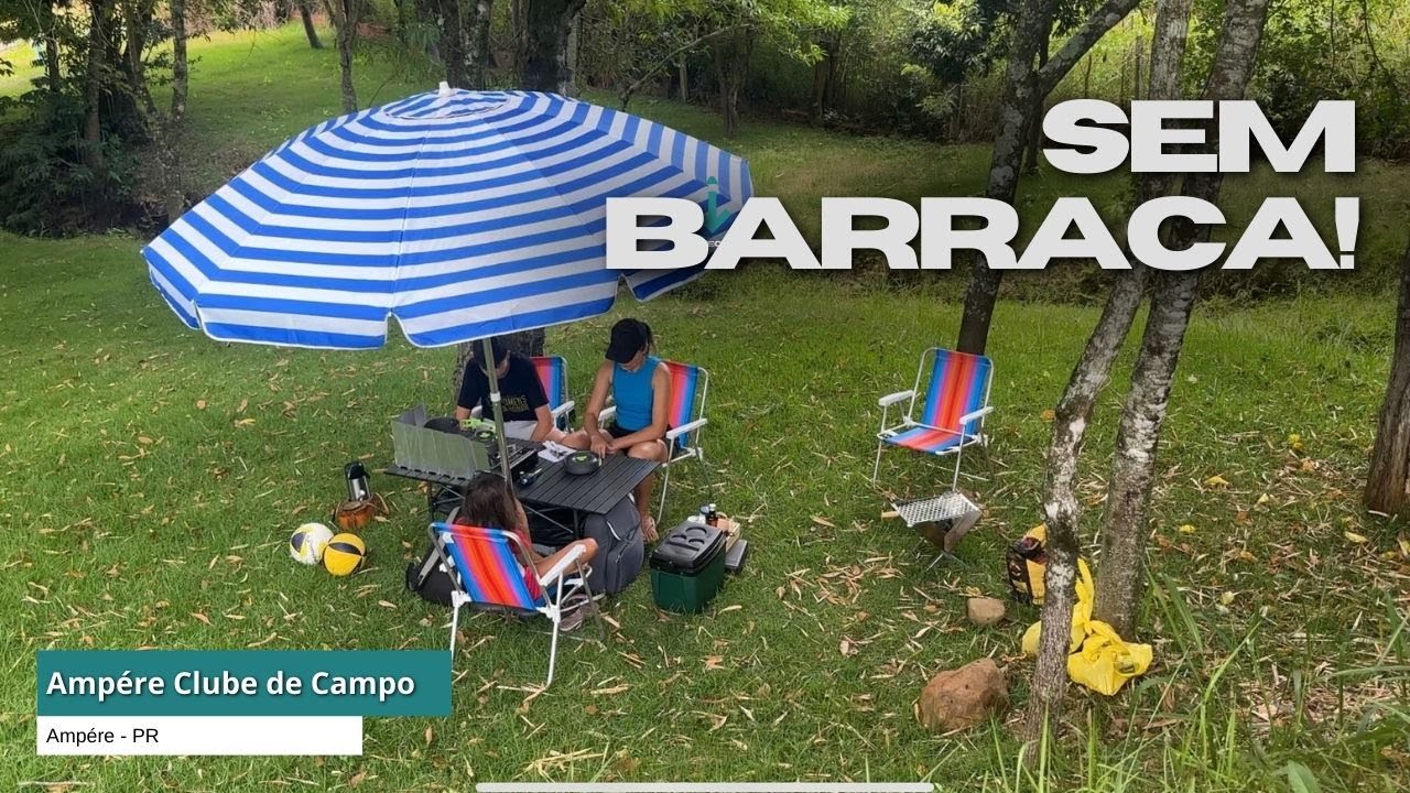 Um dia de camping… sem acampar 😅