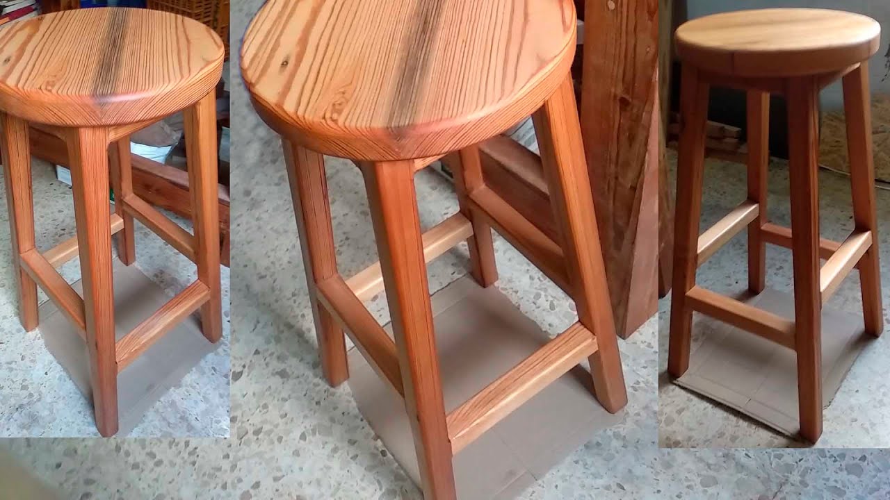 Como hacer un taburete. How to make a stool