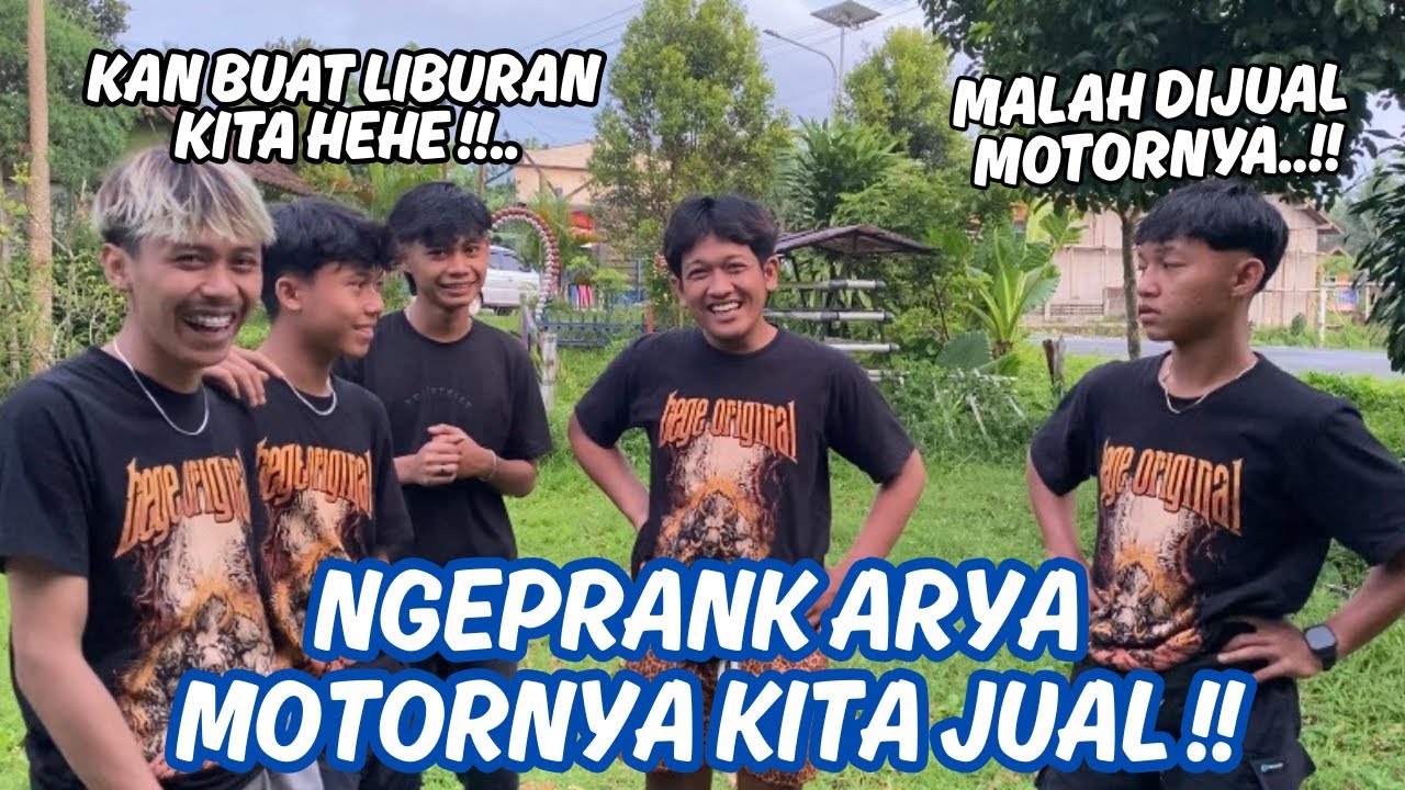 ARYA KENA PRANK SAMA TEAM !!