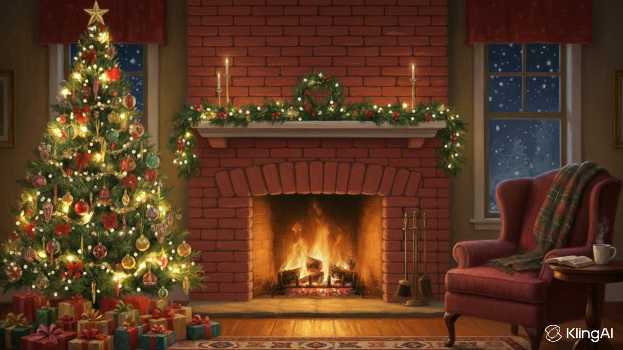 Fireside Christmas Glow | Cozy Music, Warm Holiday Jazz & Acoustic Christmas Tunes