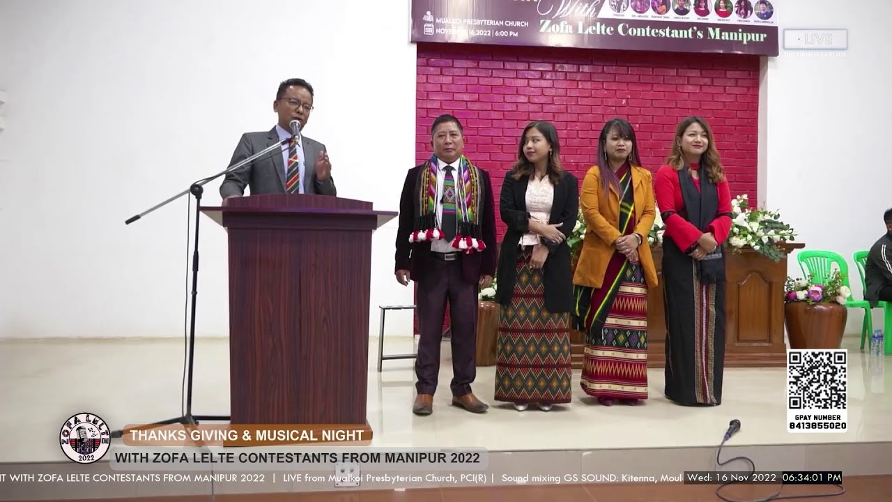 Zofa Lelte Manipur Region Thanksgiving Program | Mualkoi Presbyterian Church, PCI(R)
