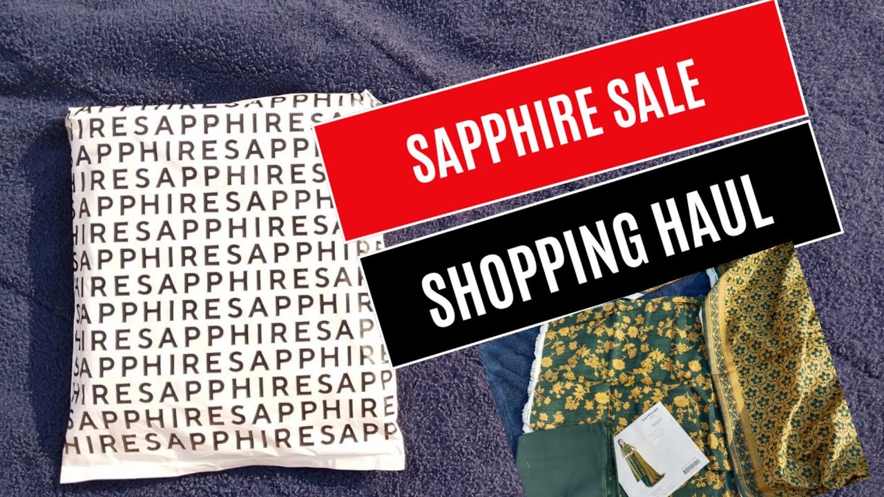 Sapphire sale shopping haul 🛍️ 