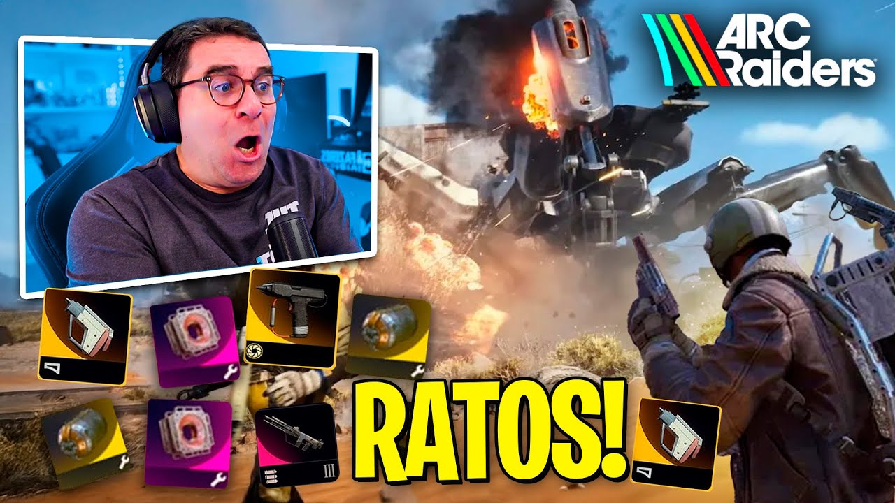 RATOS !!!! MAS CHEIOS DE LOOT NO ARC RAIDERS