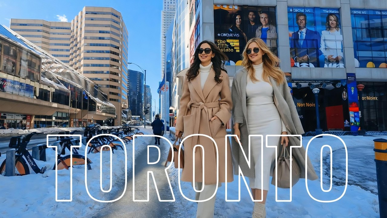 🇨🇦 4K Winter Walk Toronto 2026 | Union Station to Wellington Market (The Well)