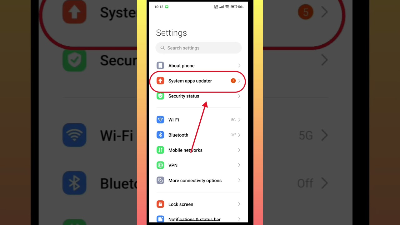 How to easily update the system apps in Xiaomi and Redmi Phones #shorts #hyperos #redmi #xiaomi