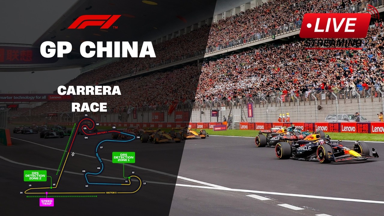 F1 EN VIVO🔴GP CHINA CARRERA COMPLETA - COMENTARIOS EN ESPAÑOL - Ivanin 8