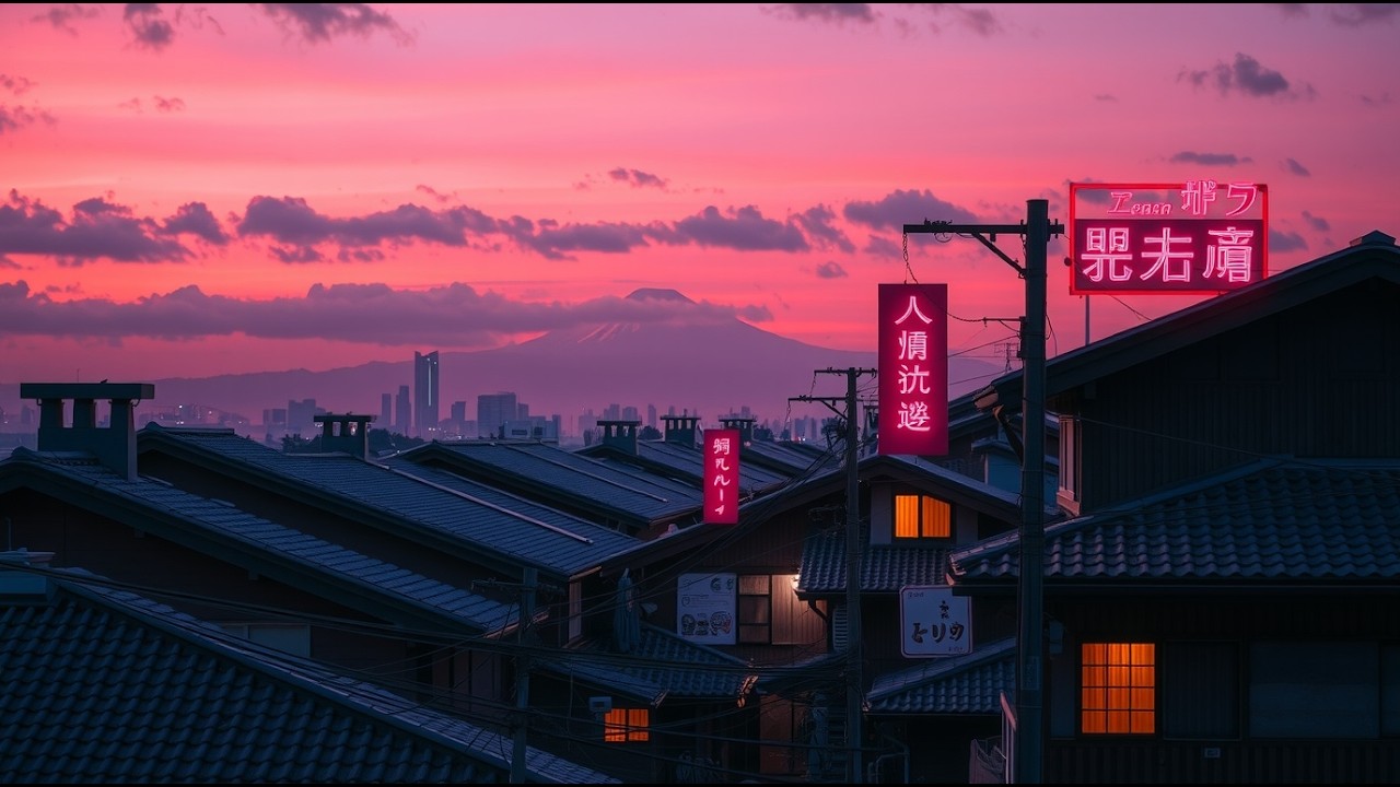 Drifting Into Sleep with Gentle Rain 🌙 Japanese Night Lofi