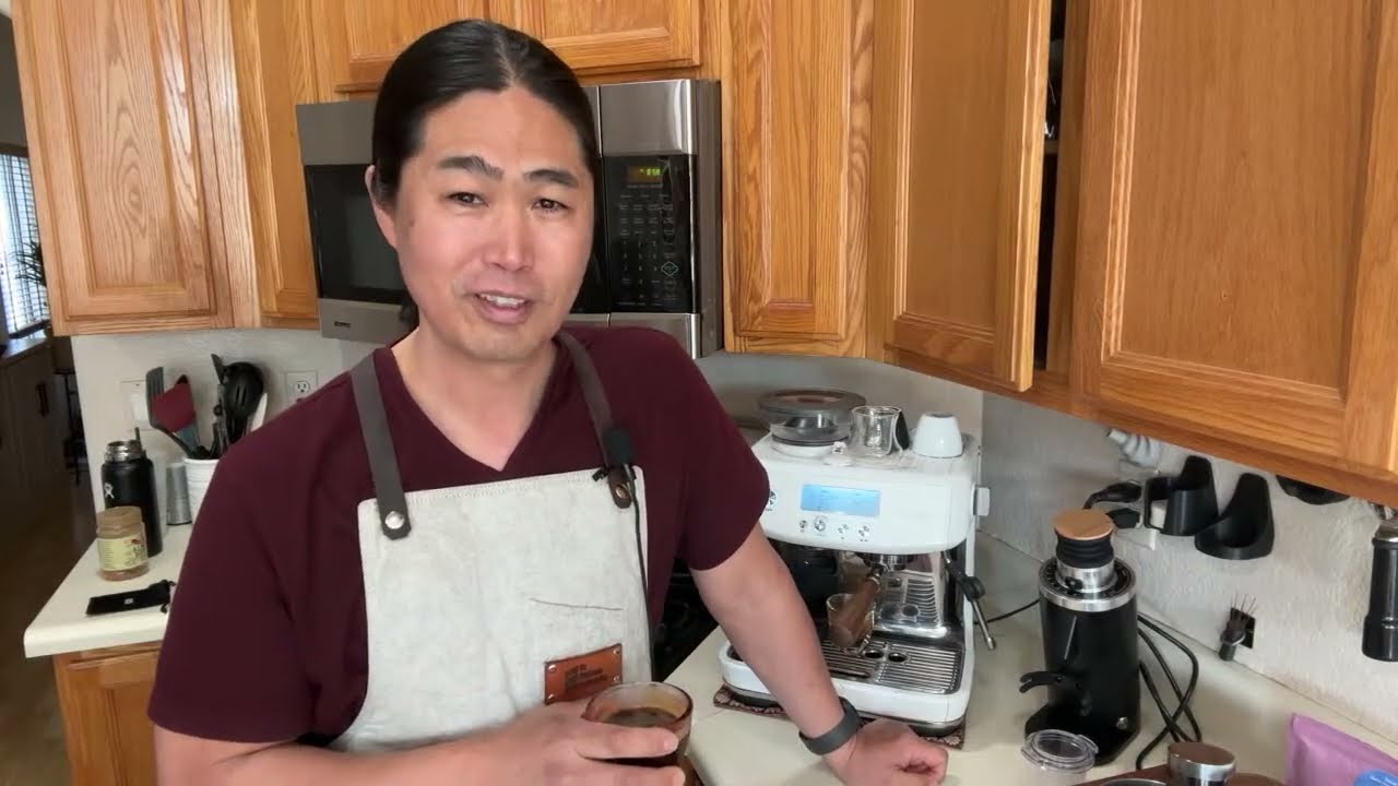 This might be the best setup for a home coffee bar | Breville Barista Pro and Turin DF54