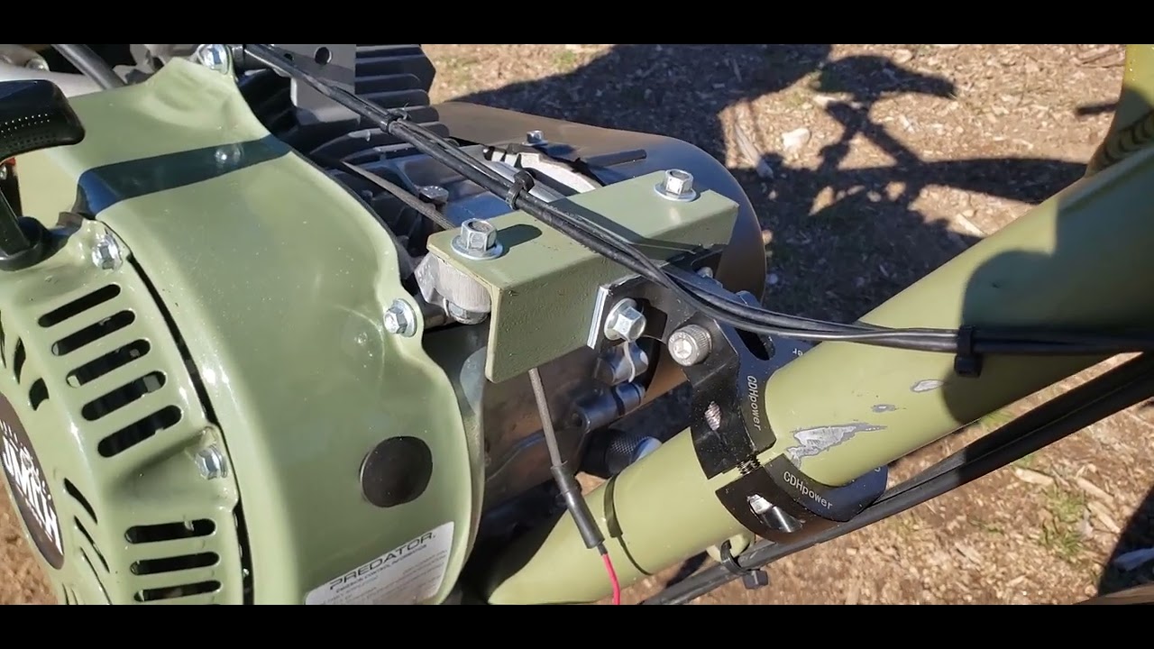 Phatmoto with a Predator 212cc essential bracket.