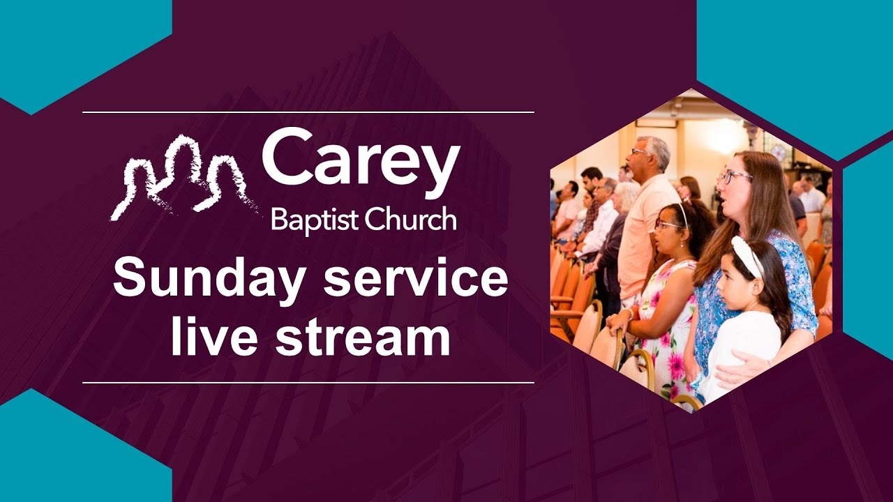 Sunday evening service - 28 December 2025, Carey Baptist Church, Reading UK