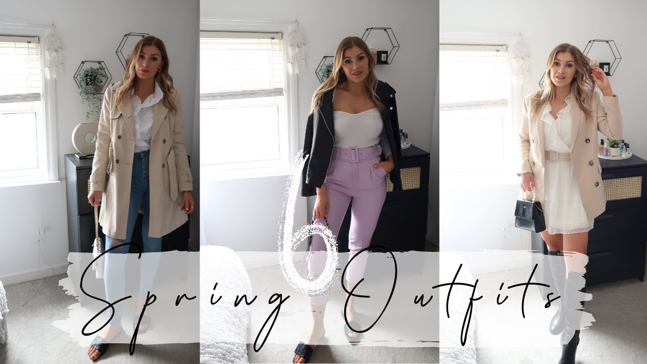 SIX SPRING OUTFITS | FASHION TRENDS | COLOUR BLOCKING TECHNIQUE | SPRING 2021
