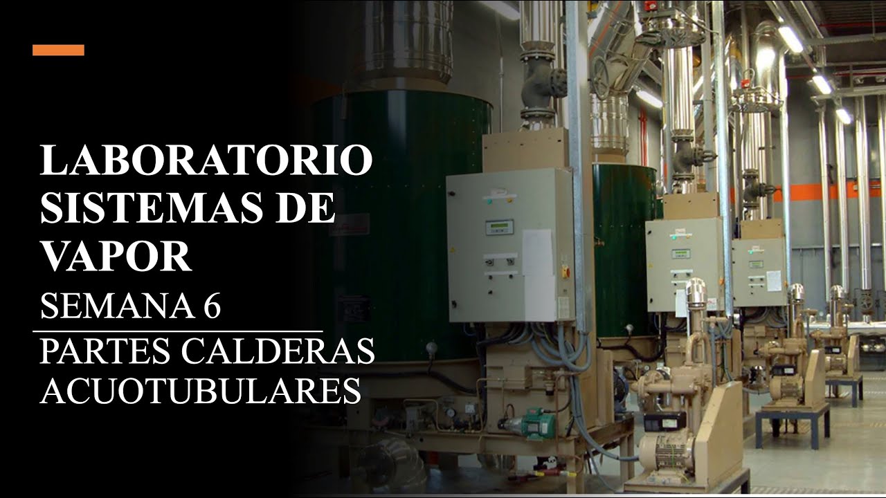 SEMANA 6 LABORATORIO SISTEMAS DE VAPOR CALDERAS ACUOTUBULARES