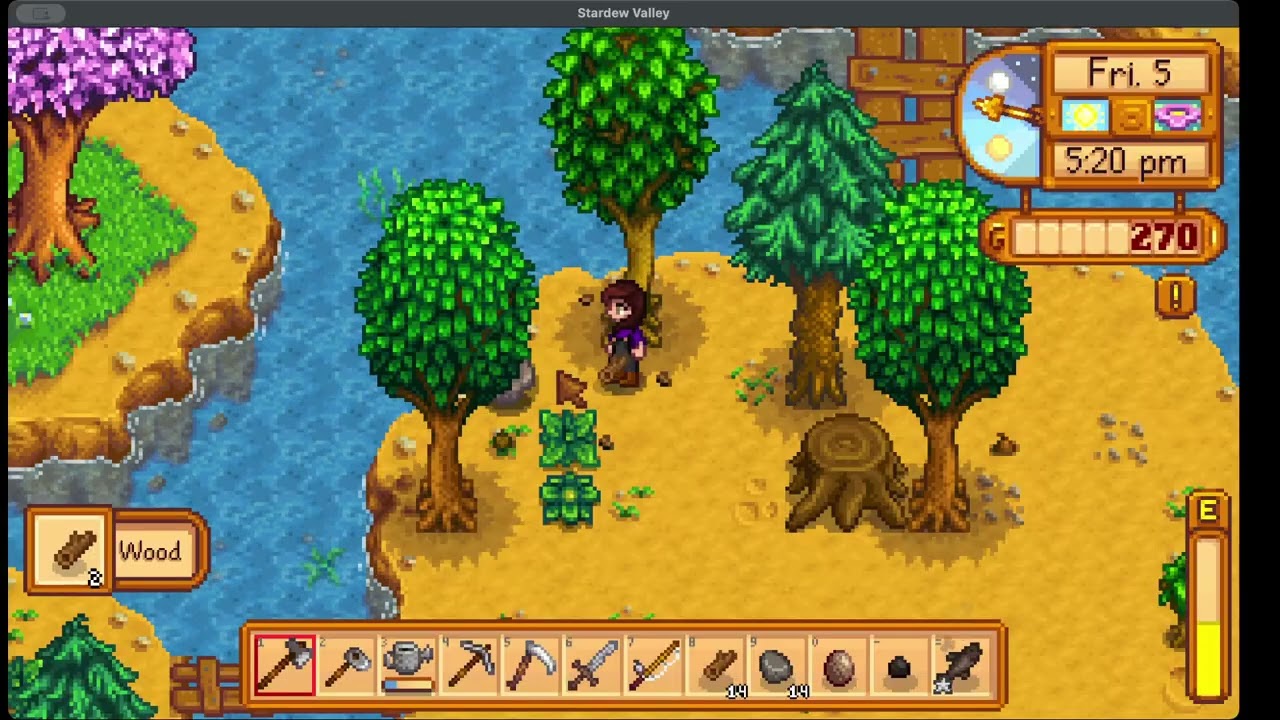 Sephyria in Stardew Valley Days 5 and 6