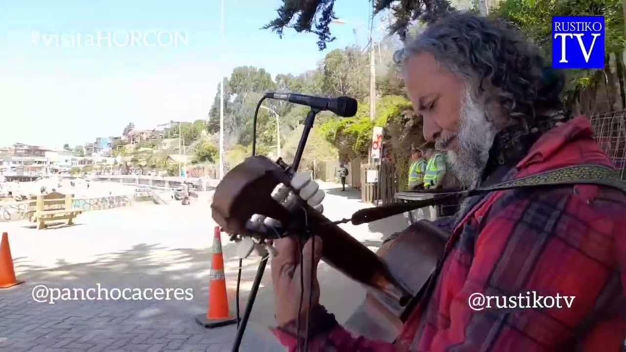 Pancho Caceres desde LA CALETA DE HORCÓN mágico le Canta a VALPARAISO #verano2023 RustikoTv