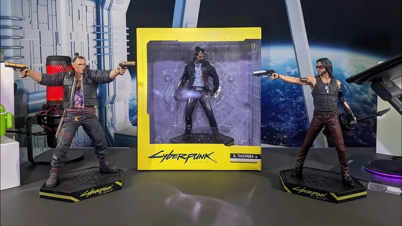 •Dark Horse Comics Cyberpunk 2077 Figures Unbox | Jackie Welles, Johnny Silverhand, Goro Takemura