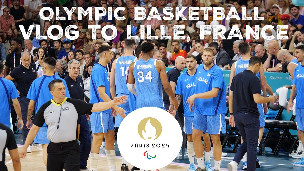 Vlog to Lille, France to watch Olympic Basketball