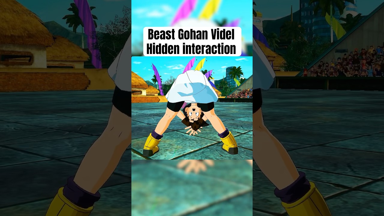 Beast Gohan Videl Interaction in Sparking Zero#dragonballsparkingzero #dragonball #sparkingzero