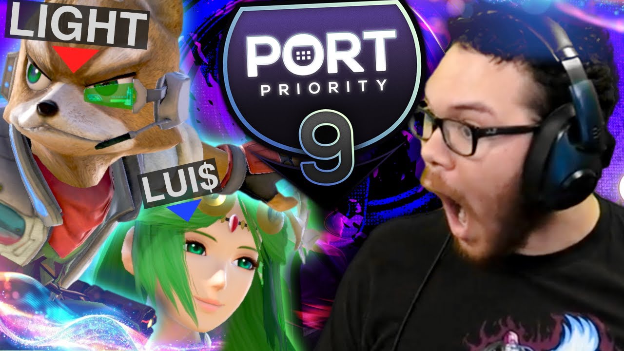 LIGHT WAS ACTUALLY COOKING AND PALUTENA GOT TOP 8?! | Port Priority 9 Reaction