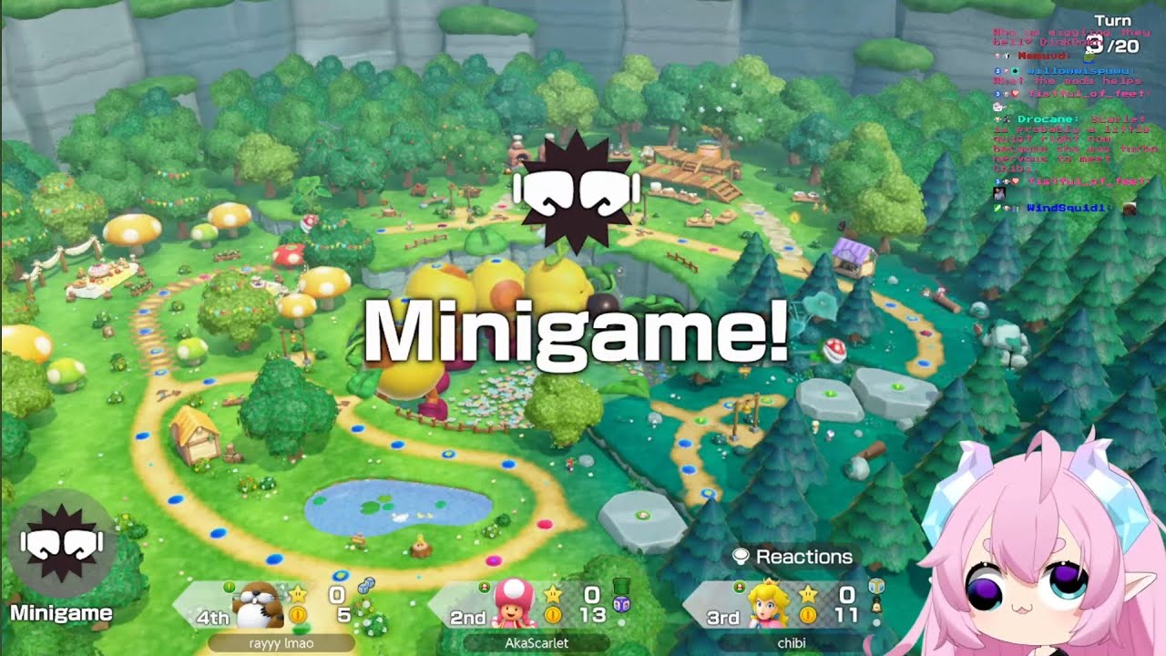 Chibidoki Streams Super Mario Party Jamboree #6 w/ Fefe, Ray, and akascarletVT