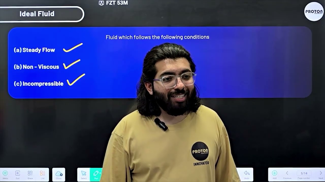 What is an ideal fluid | Hydrodynamics | Physics | Class - 11 | PROTON ||