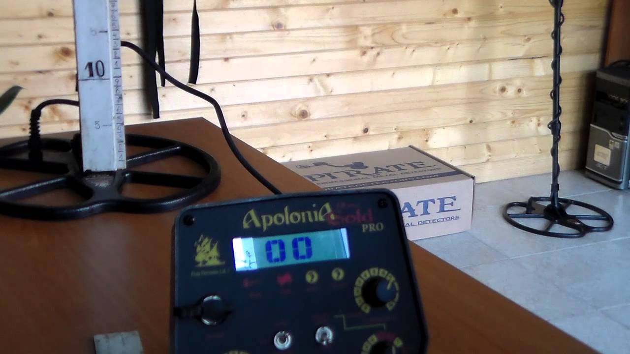 Detecting gold nuggets with metal detector Pirate ApoloniA Gold PRO