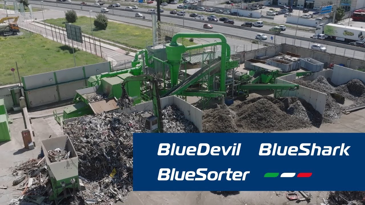 Zato | Twin-shaft shredder, hammer mill, separation line: The perfect combo