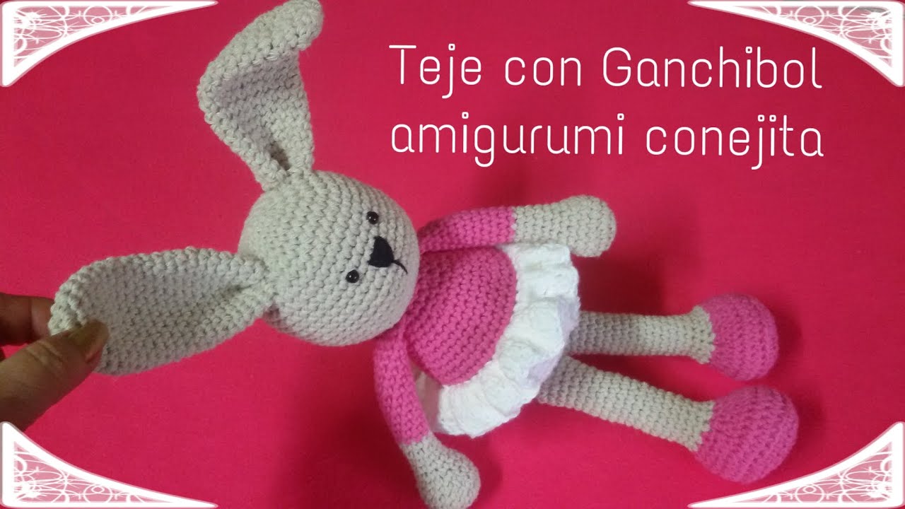 Conejita // Teje con GanchiBol // amigurumi tutorial paso a paso