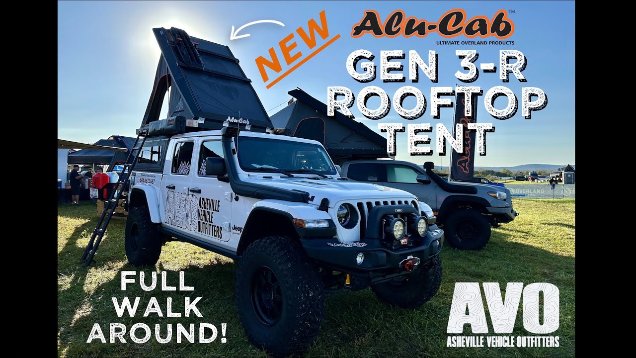 🔥 NEW from Alu-Cab! Gen 3-R Rooftop Tent
