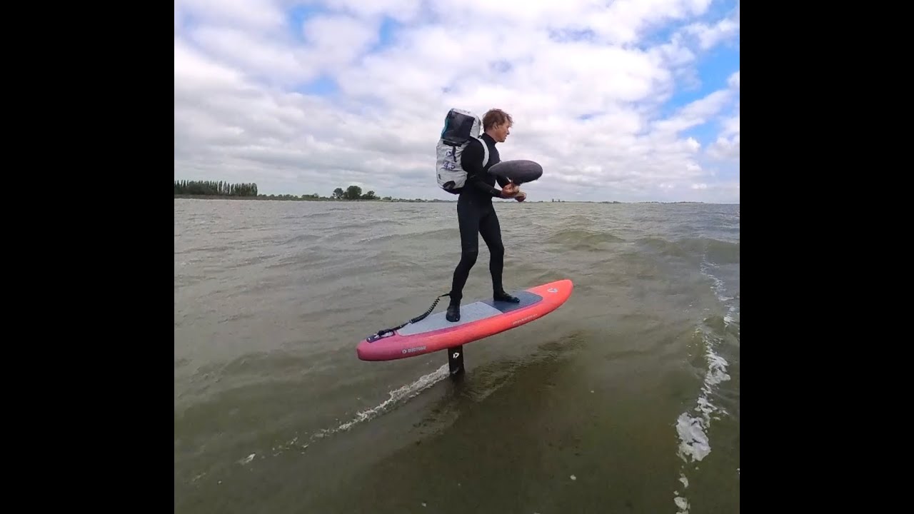 Een ritje over het Markermeer met de Inflatable Duotone Downwinder Air 6'10