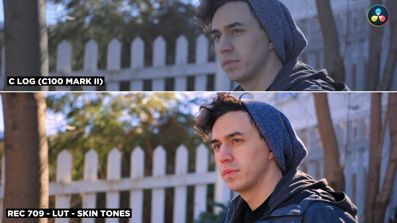How to Color Grade Canon C LOG Footage (Convert to REC 709) in Davinci Resolve 17 - LUTS Available!