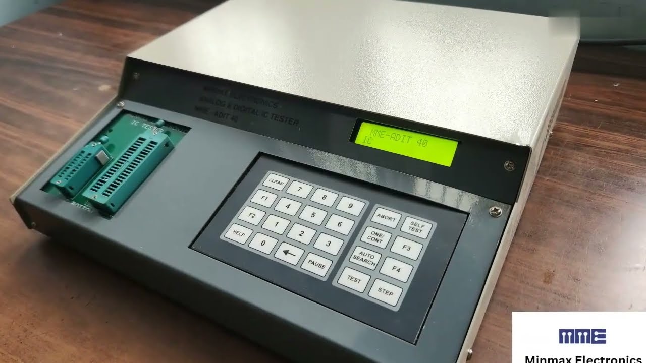 ANALOG AND DIGITAL IC TESTER (MME-ADIT 40) - Minmax Electronics