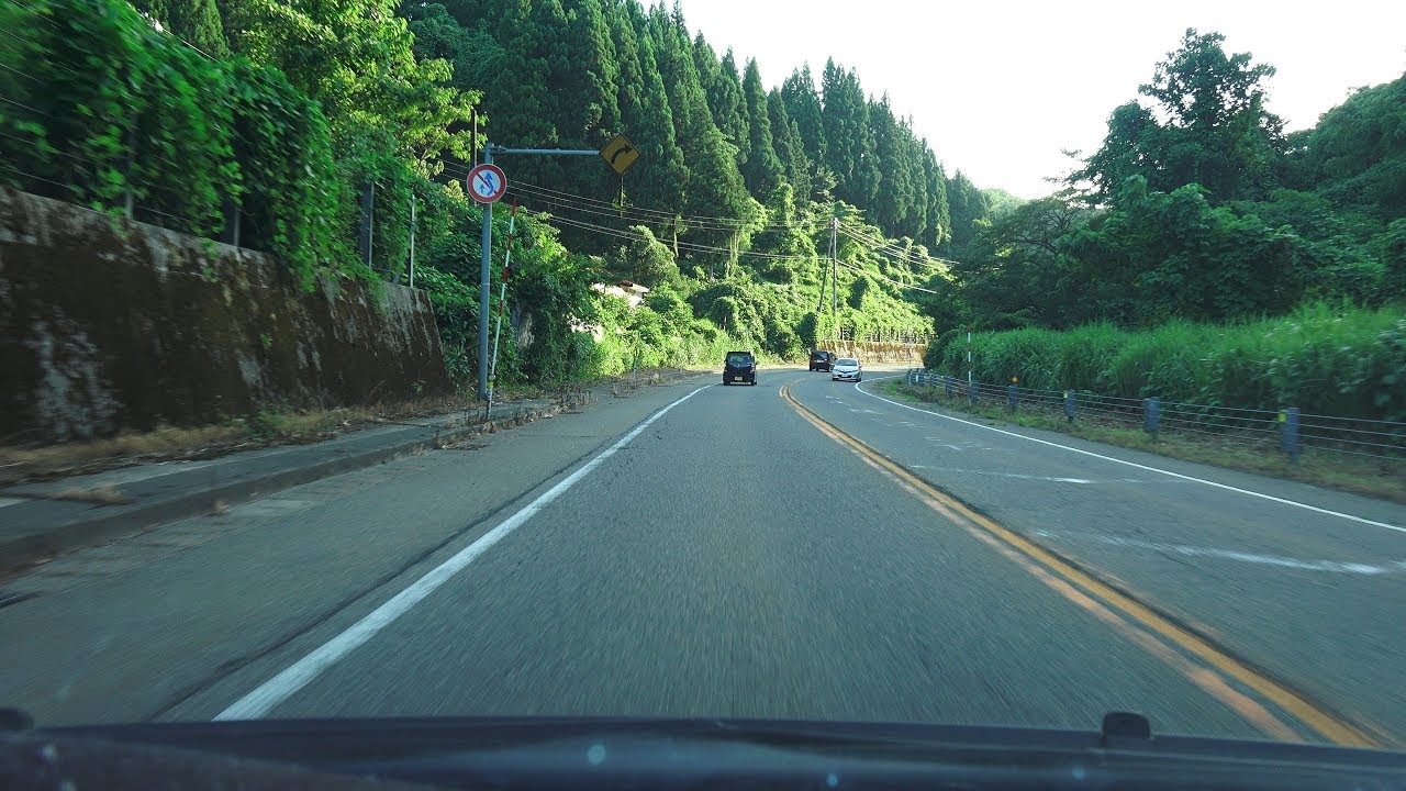 4K　国道8号　下り　等速　その2　新潟県長岡市→柏崎市