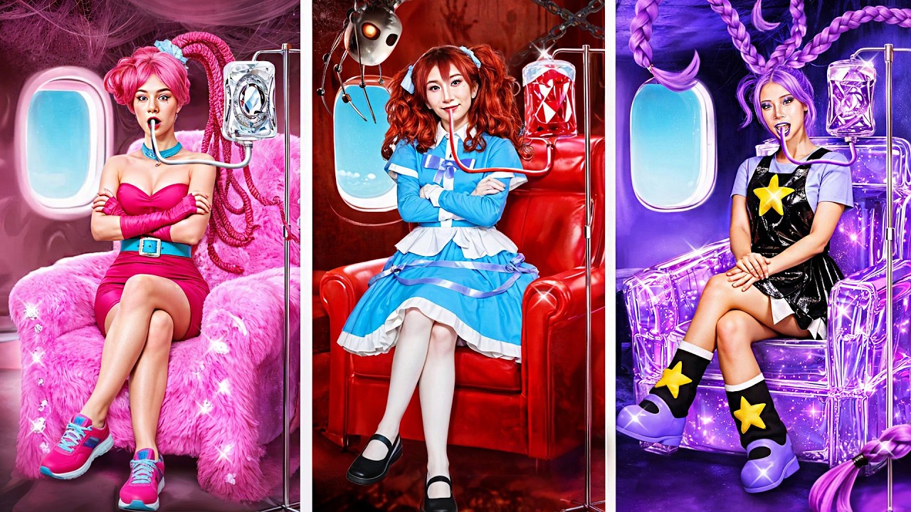 Kpop Demon Hunters x Poppy Playtime 5 IRL: Lily Lovebraids From Nerd To Popular Rumi Huntrix