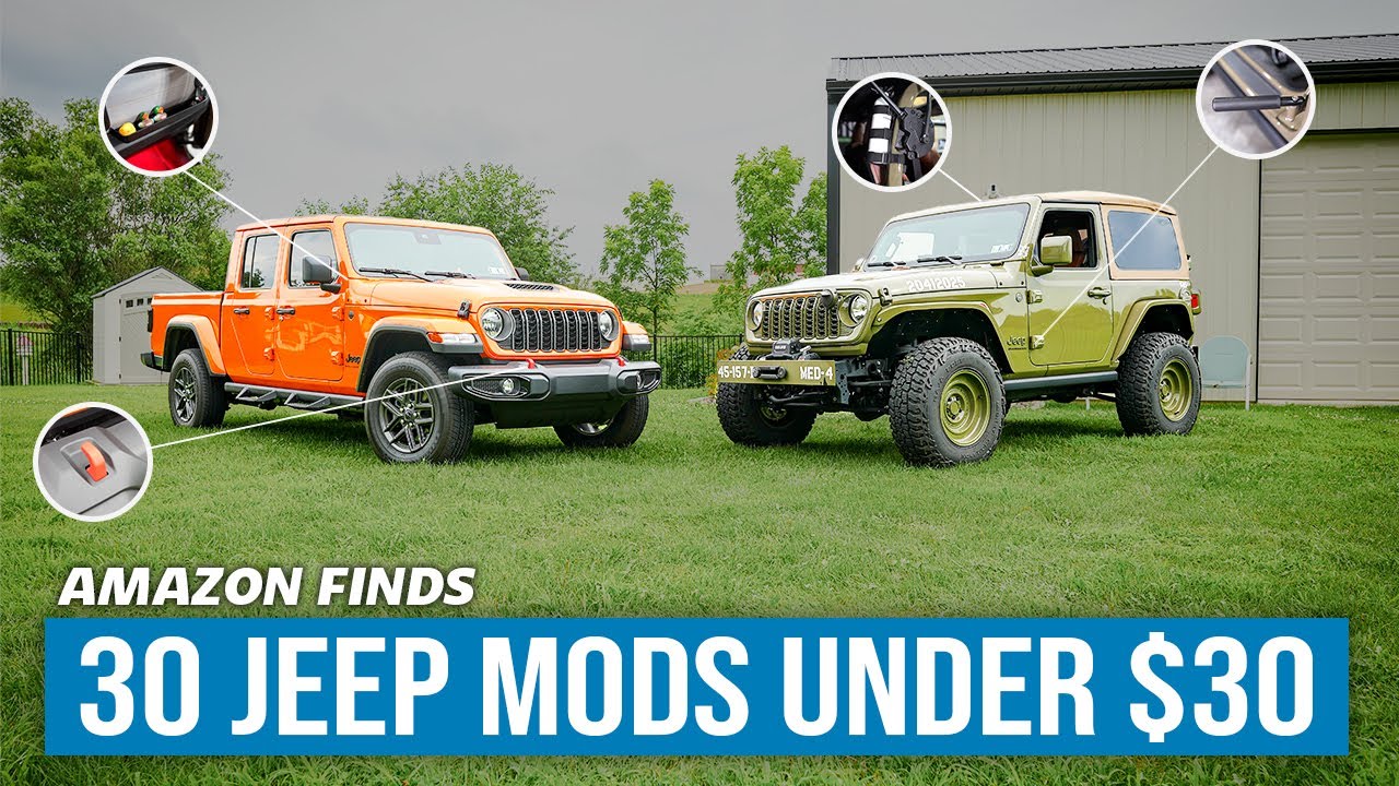 30 AMAZON Jeep Accessories￼ under $30