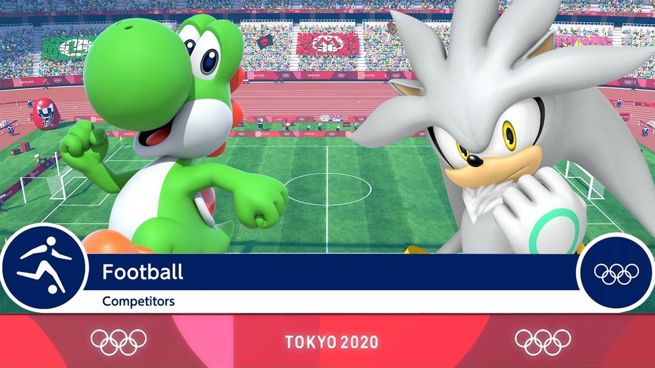 Mario & Sonic at the Tokyo 2020 Olympic Games - Yoshi/Tails Vs. Silver/Sonic