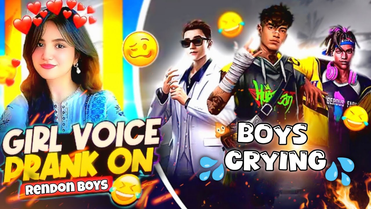 "Free Fire Girl Voice Prank: Epic prenk with boy's 😋 THE VOCALIZED