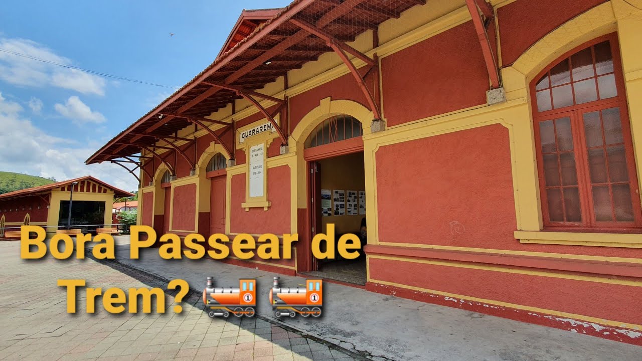 Passeio de Trem em Guararema, interior de São Paulo.