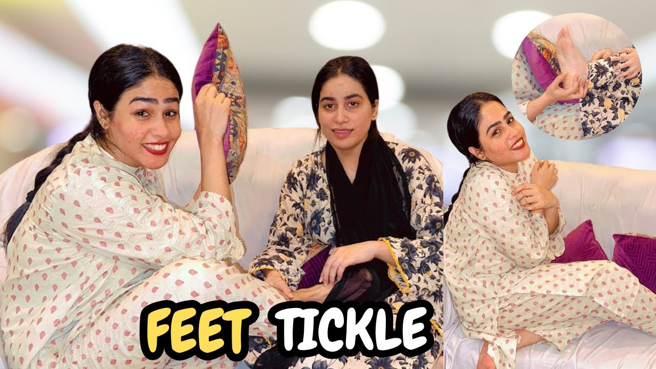Tickling on feet Challange | Girlygiggles 