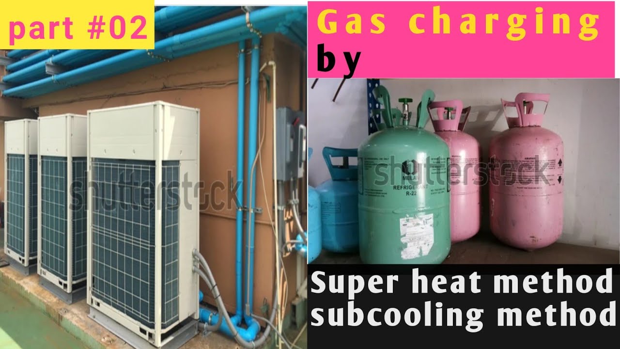 R410a Charging by Subcooling method| Gas charge Superheat method| Refrigerant charging
