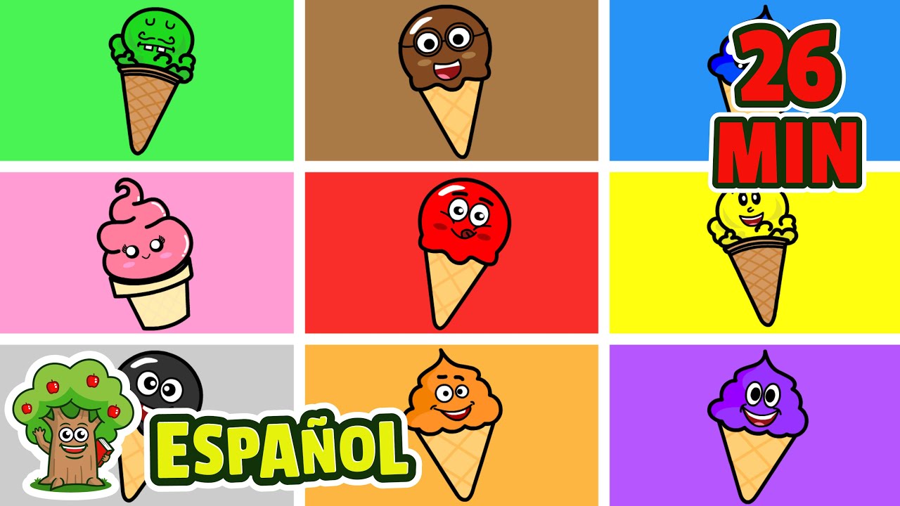 Helados, Colores Y Más Canciones Infantiles | El Árbol del Español
