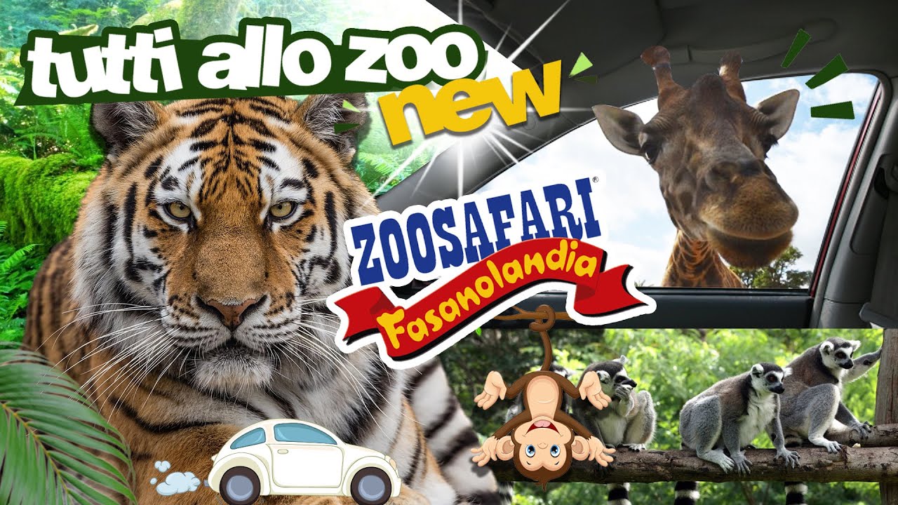 Gita allo Zoo di Fasano con animali e versi fattoria parte 1