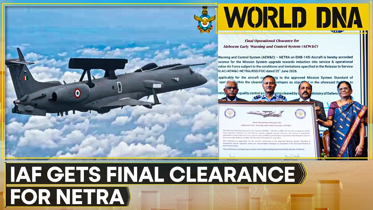 IAF Gets Final Clearance For Netra AEW&C Mk-1A Programme | WION News