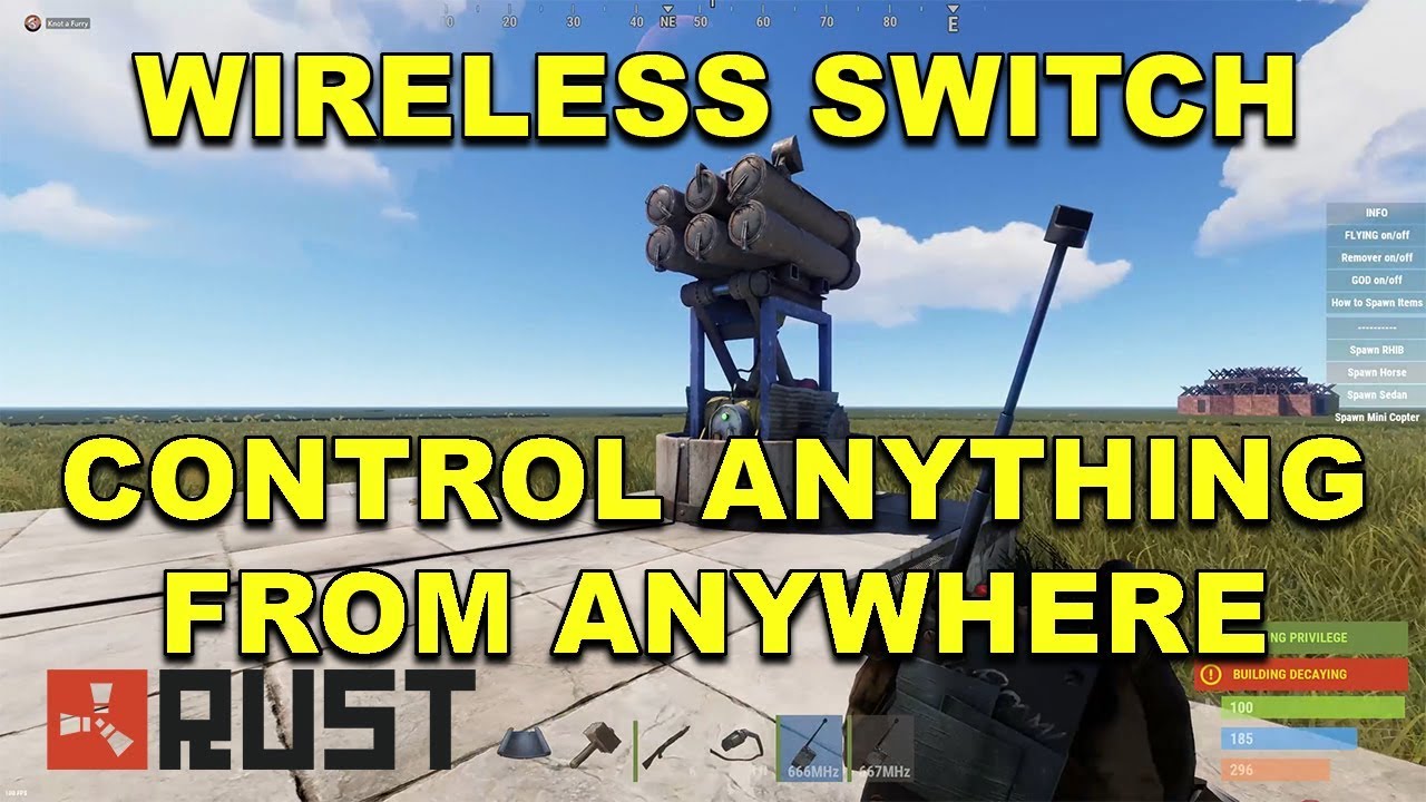 RUST - Wireless Switch |Best SAM Turret Setup|