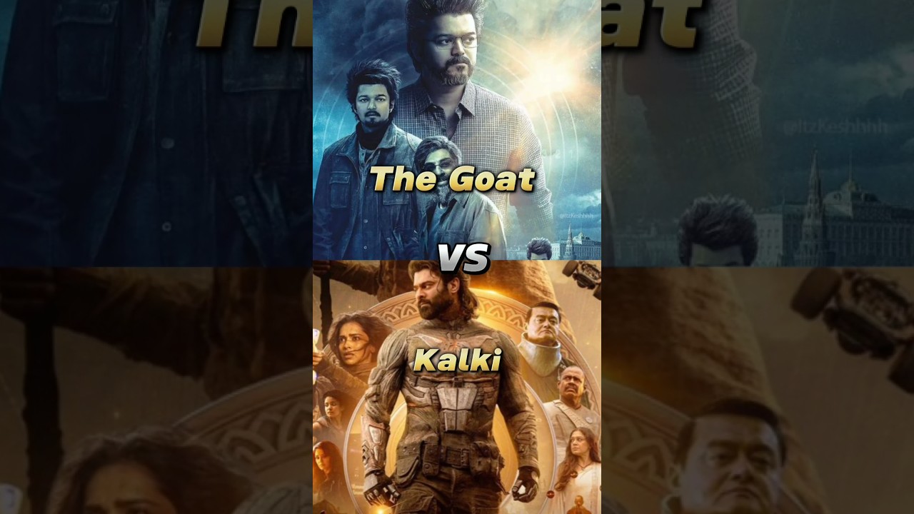 The Goat Movie 💥 V/S kalki2898ad Movie 🍿 1st Day Box Office Collection 💰 #trending #youtubeshorts